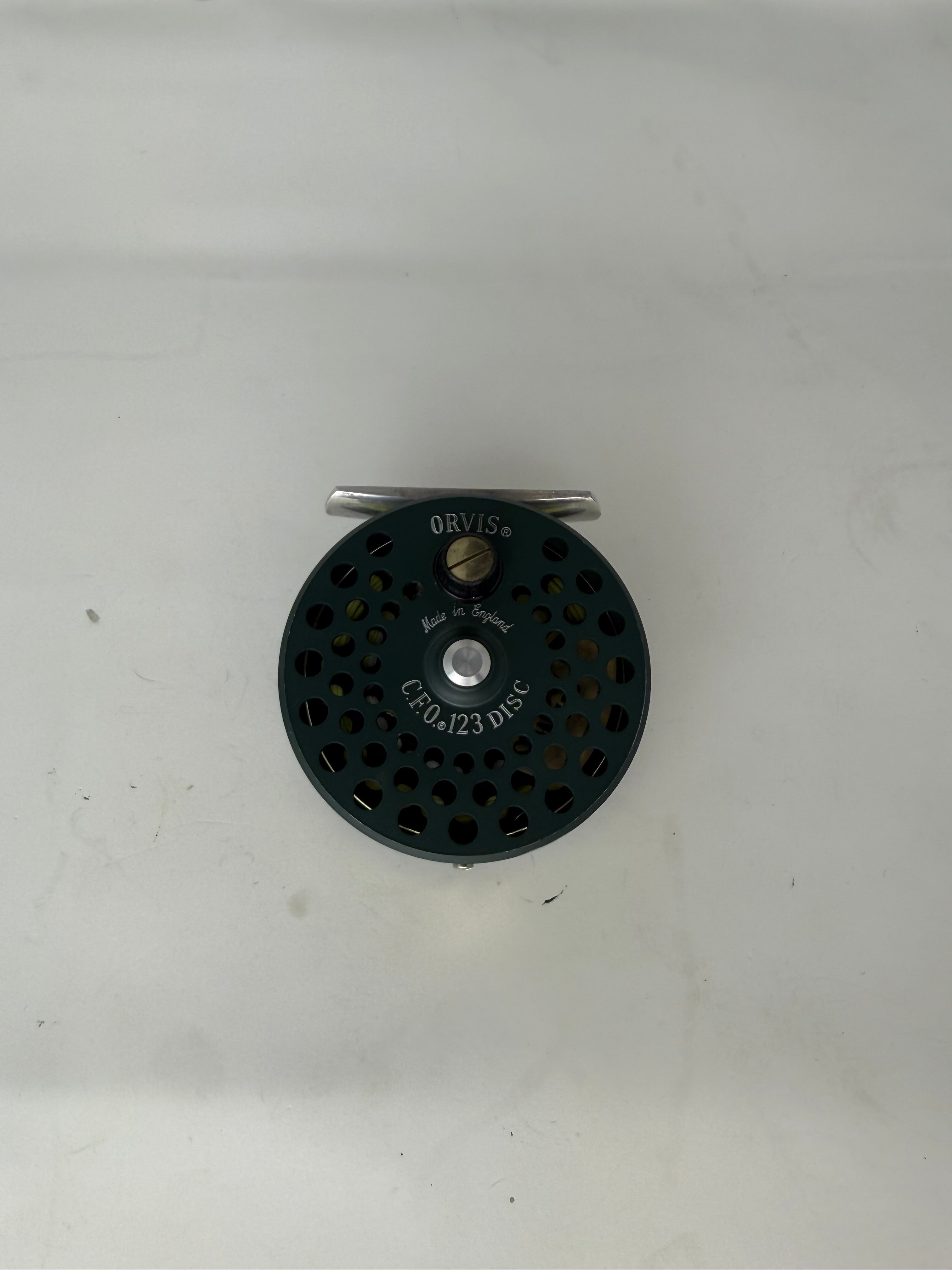 Used Orvis CFO 1-2-3 Reel Green