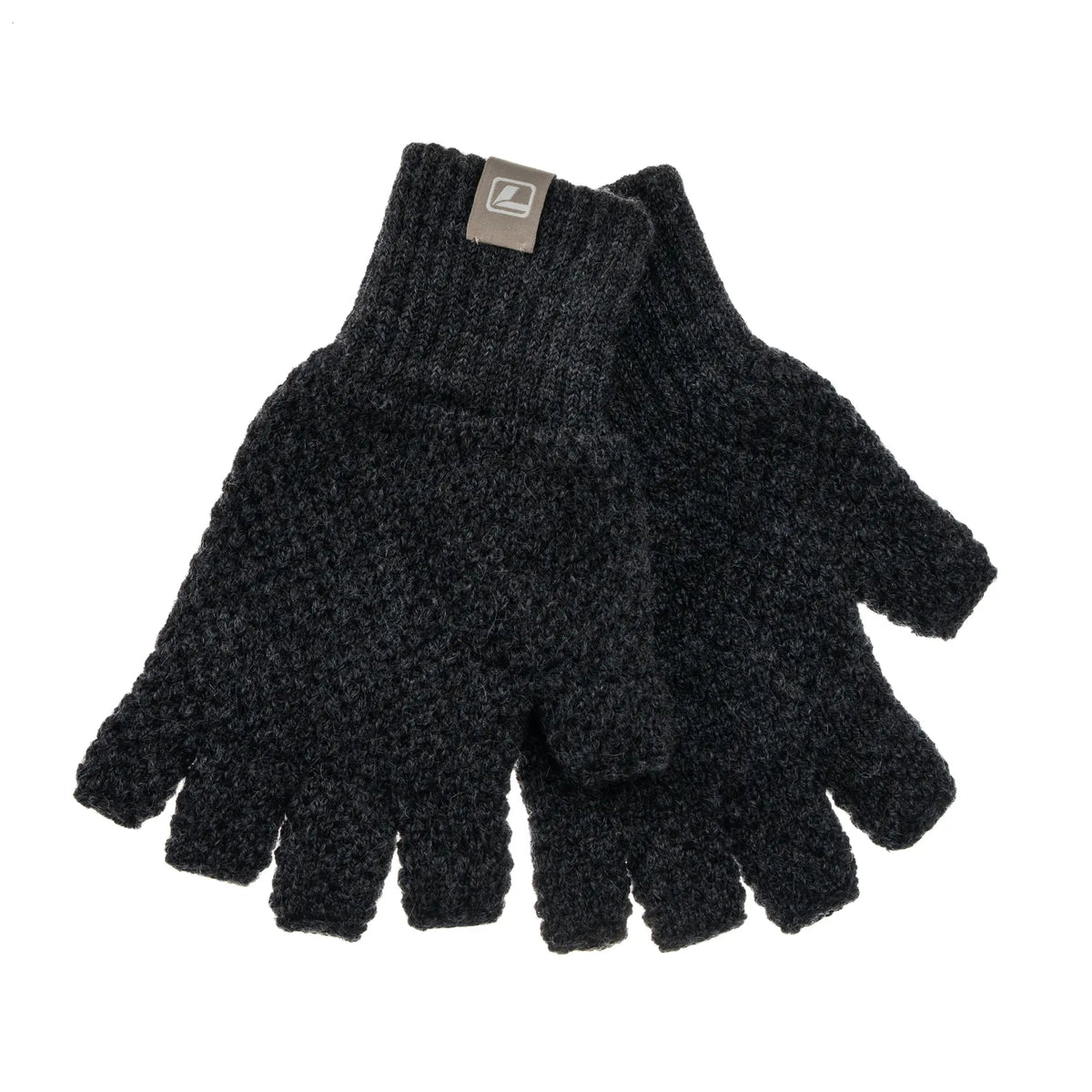 Loop Wool Stone Fingerless Glove