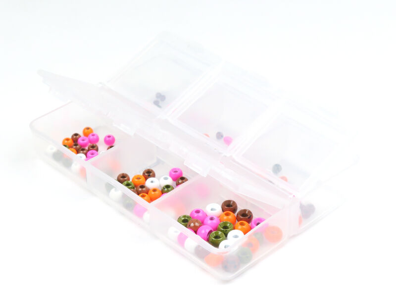 Hareline Plummeting Tungsten Bead Assorted Top Colors Set, 150pc