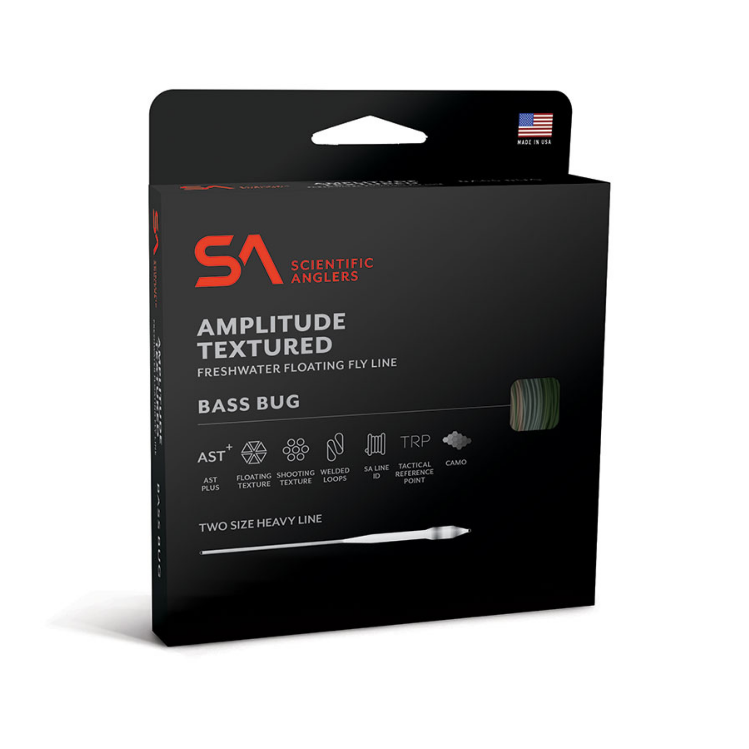 SA Amplitude Textured Bass Bug Fly Line
