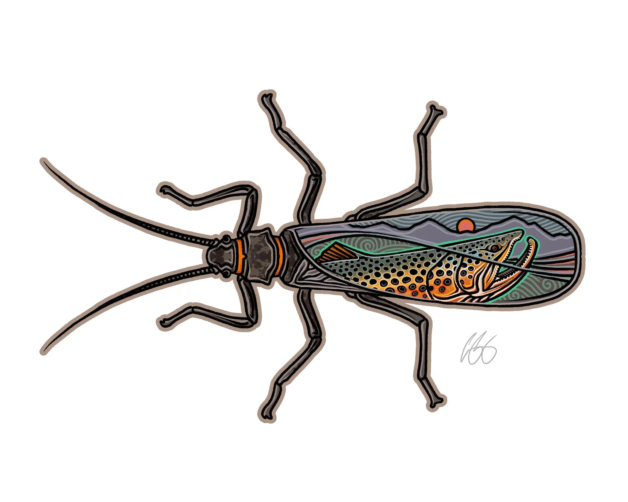 Casey Underwood Bug-Scape Decal