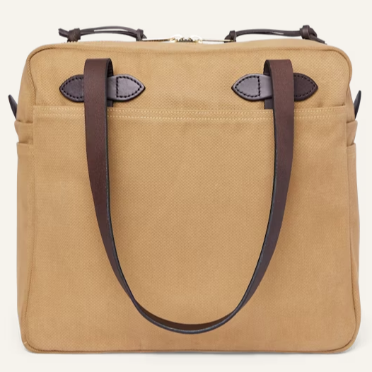 Filson Brass Tote Bag With Zipper