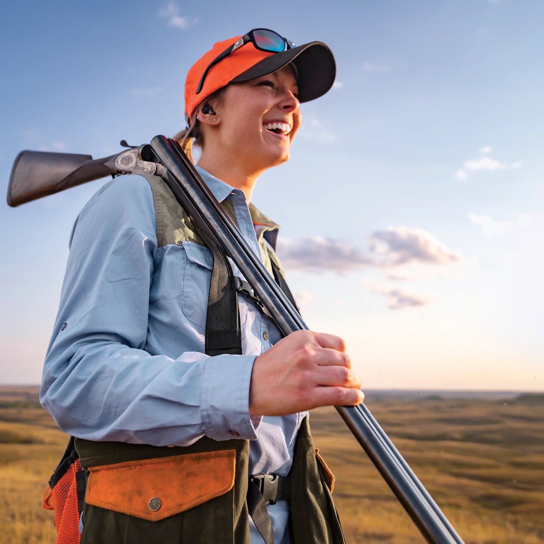 Orvis Blaze Waxed Brim hat