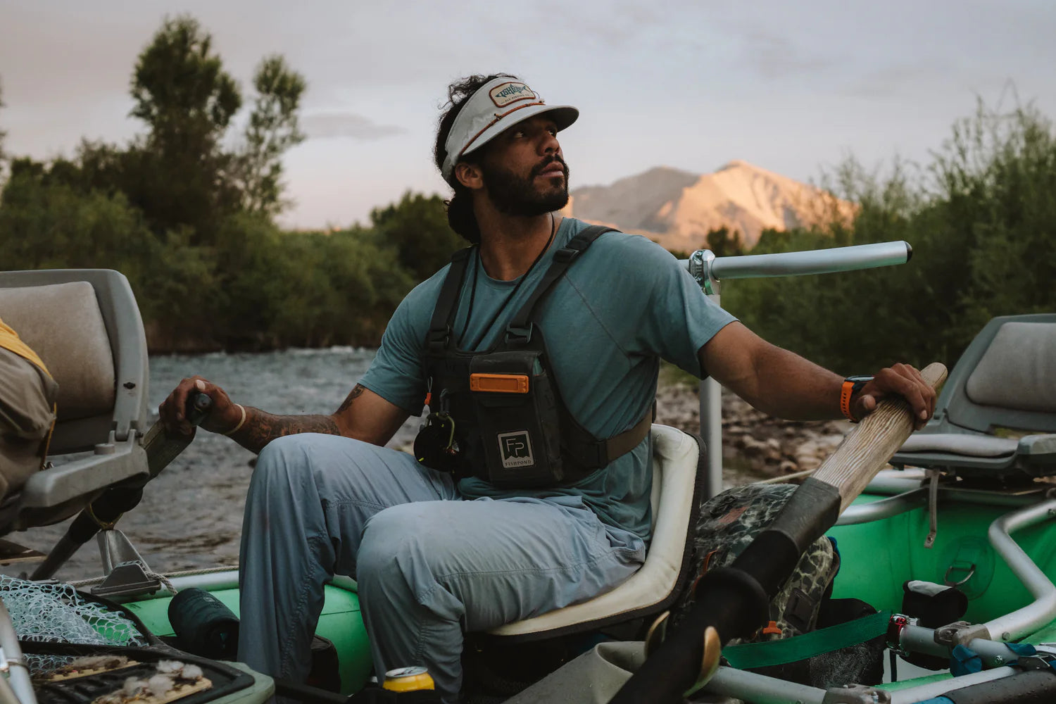 Fishpond Stormshadow Chest Pack - Duskwood Waxed Canvas