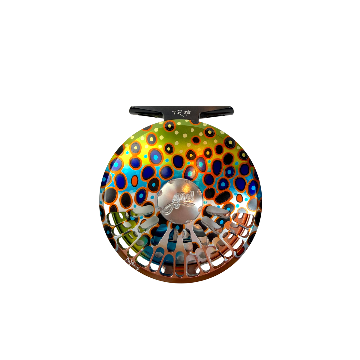 Abel SDF Fly Reel Solid - DeYoung Brown Flank