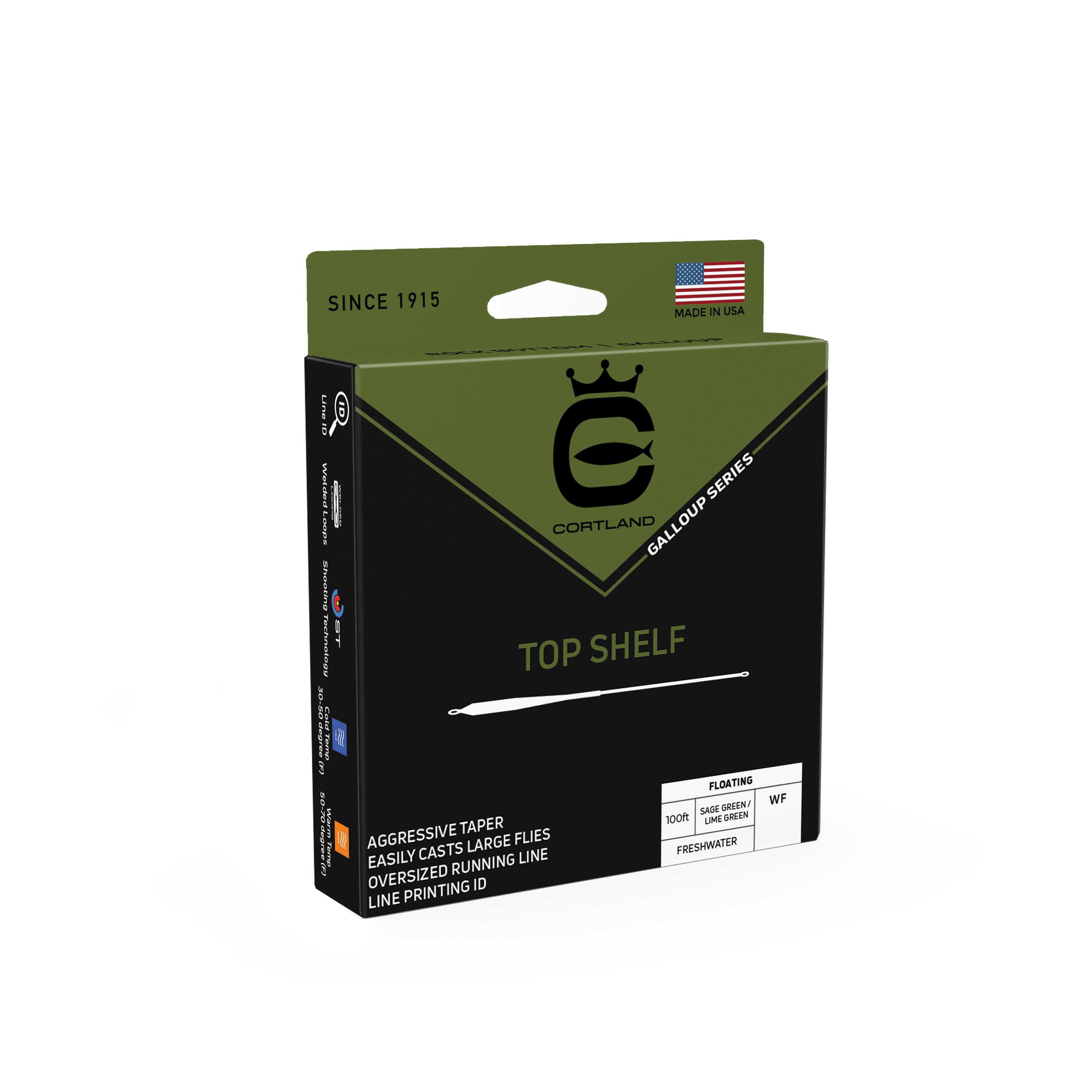 Cortland Kelly Galloup Series Top Shelf Fly Line