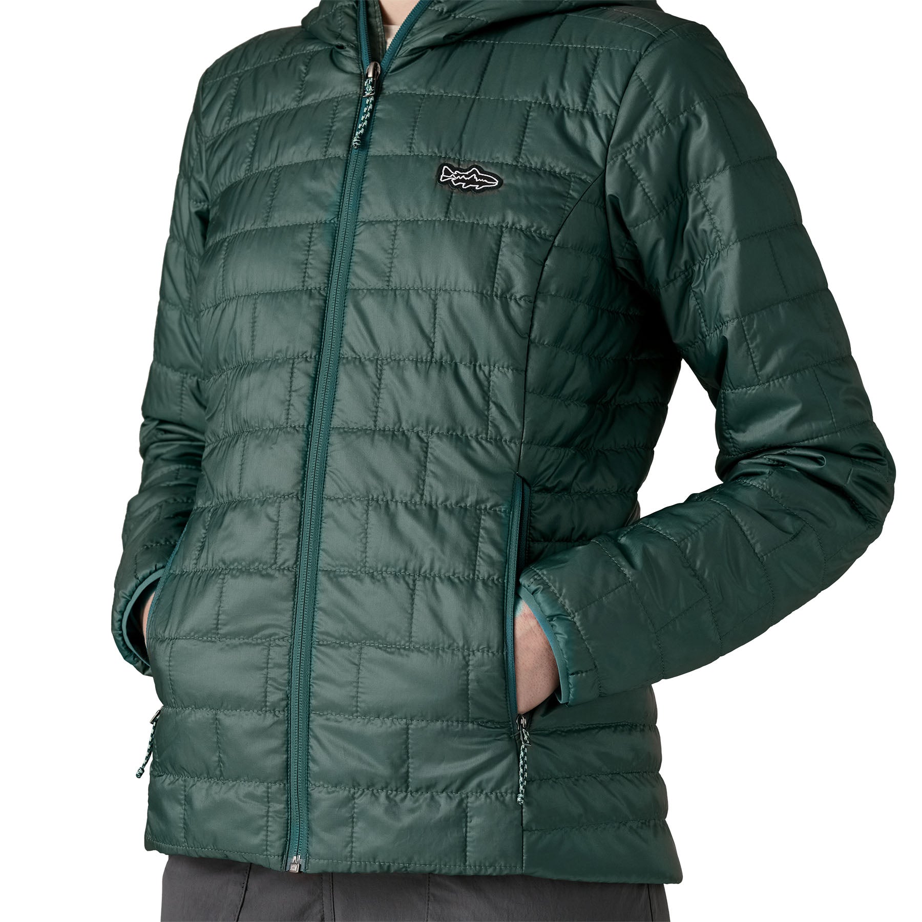 Patagonia W's Nano Puff Fitz Roy Trout Hoody