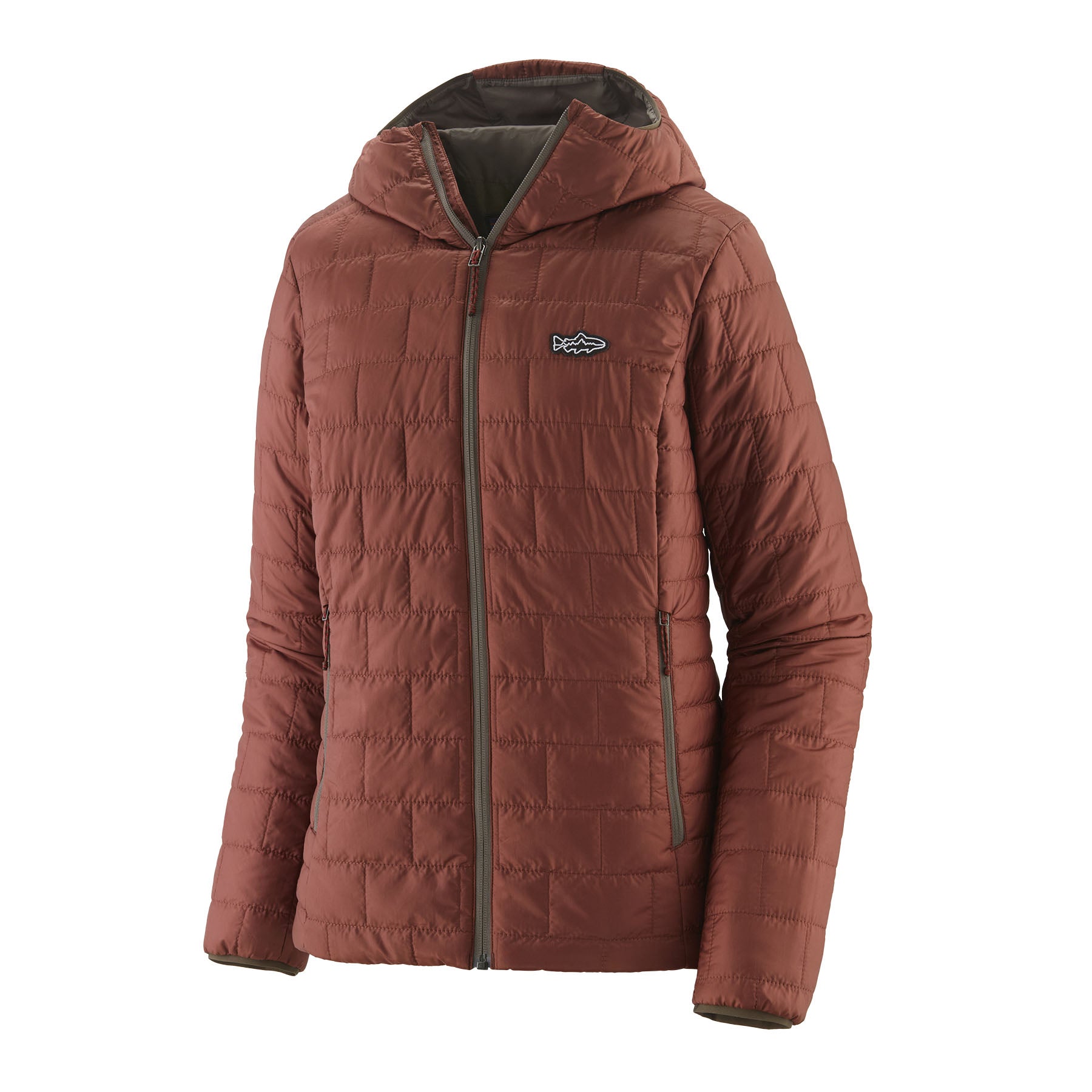 Patagonia W's Nano Puff Fitz Roy Trout Hoody