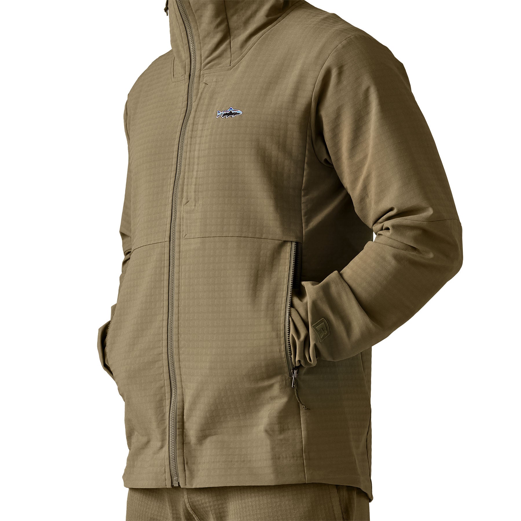 Patagonia R1 TechFace Fitz Roy Trout Hoody