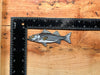 Striped Bass Embroidered Patch | 4 Inch Iron On Fishing Patch for Hats, Jackets & Gear