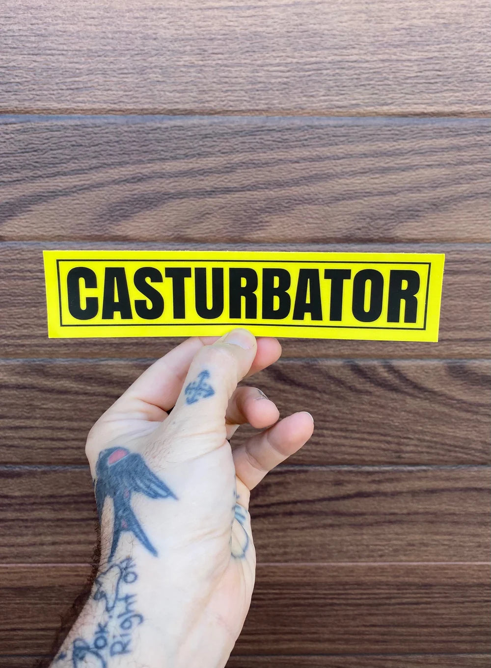 Casturbator sticker
