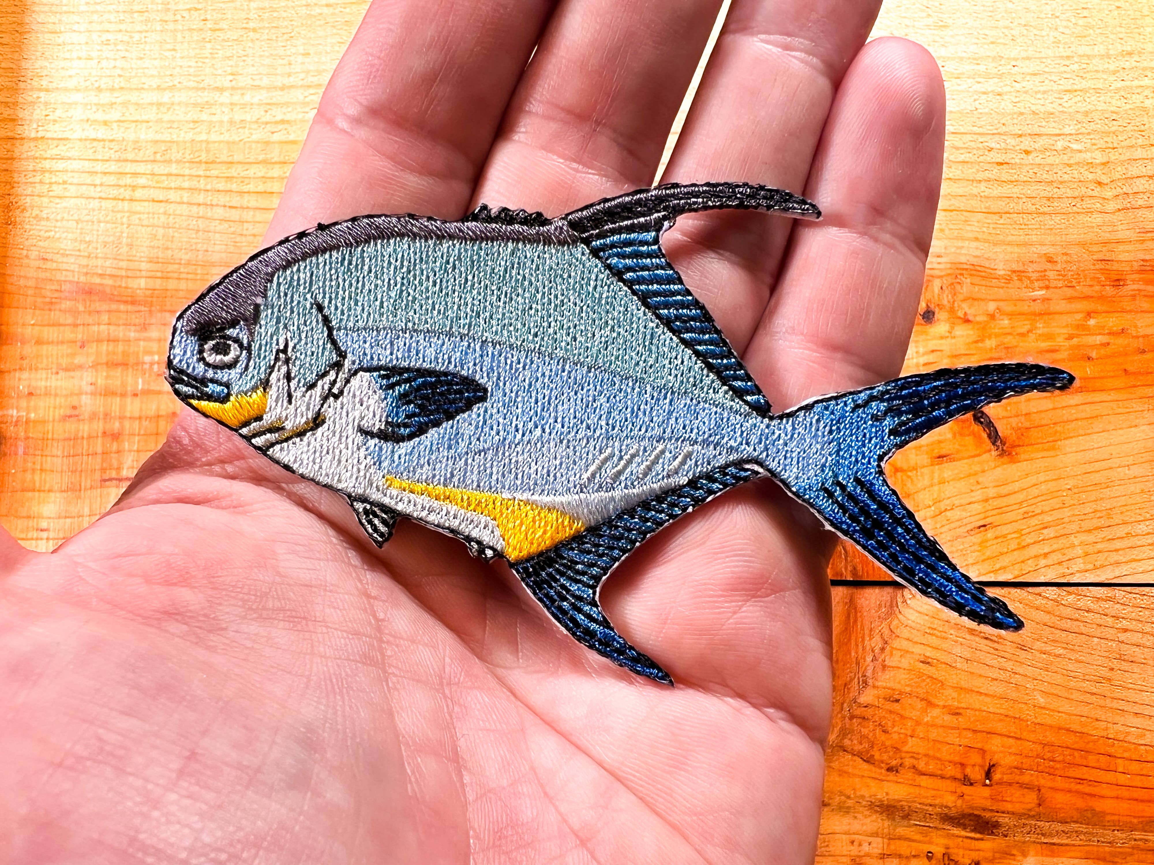 Permit Iron-On Patch | Quality Fish Patches