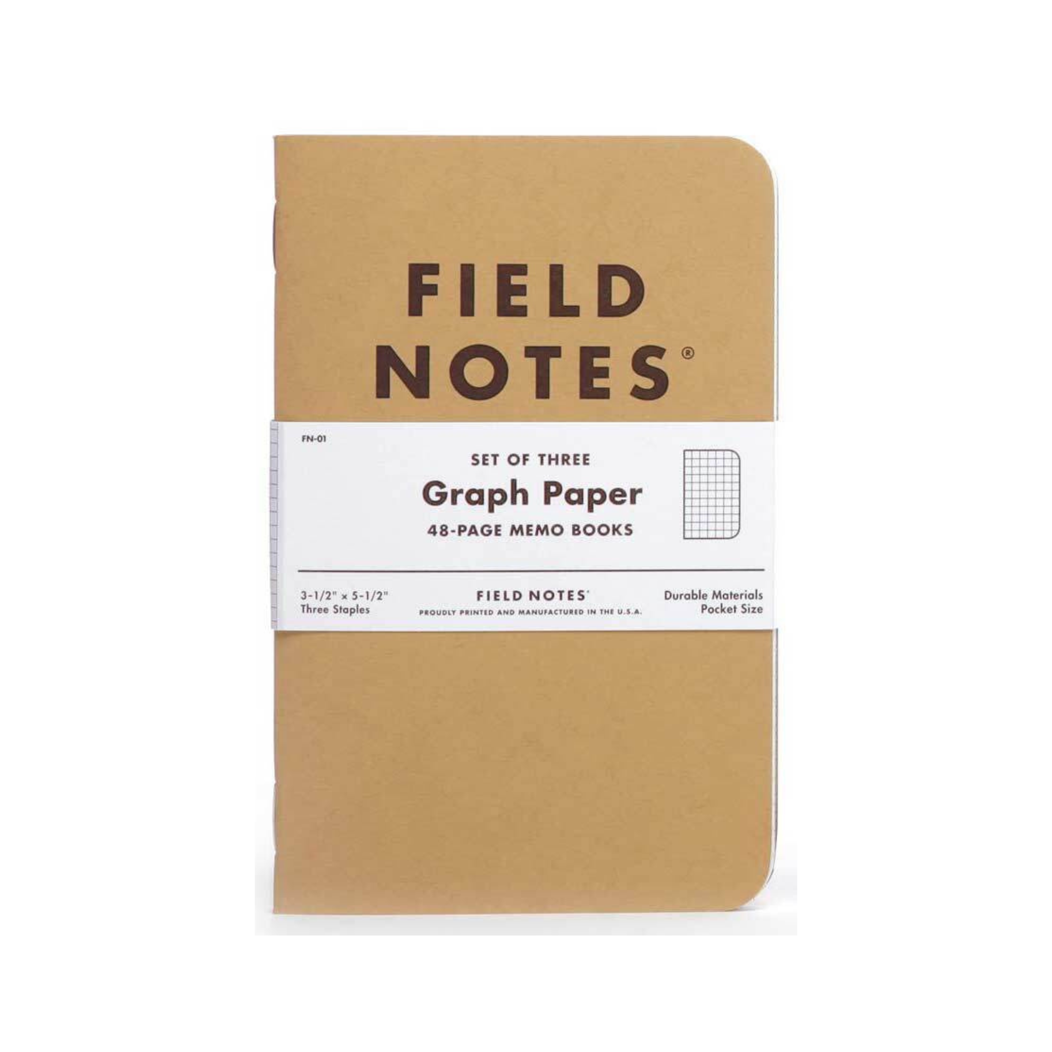 Field Notes Original Kraft 3-Packs