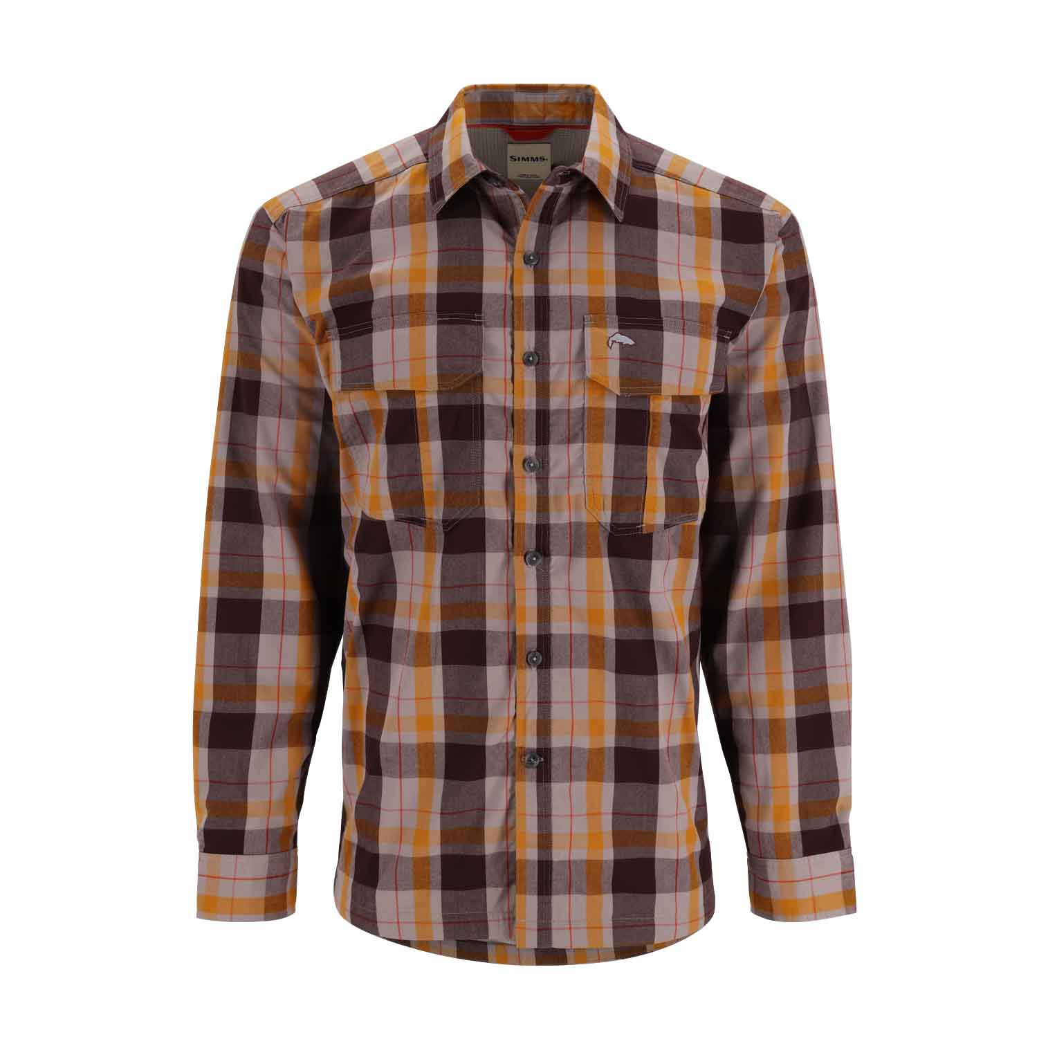 Simms Coldweather Shirt - Logan Dolomite Plaid