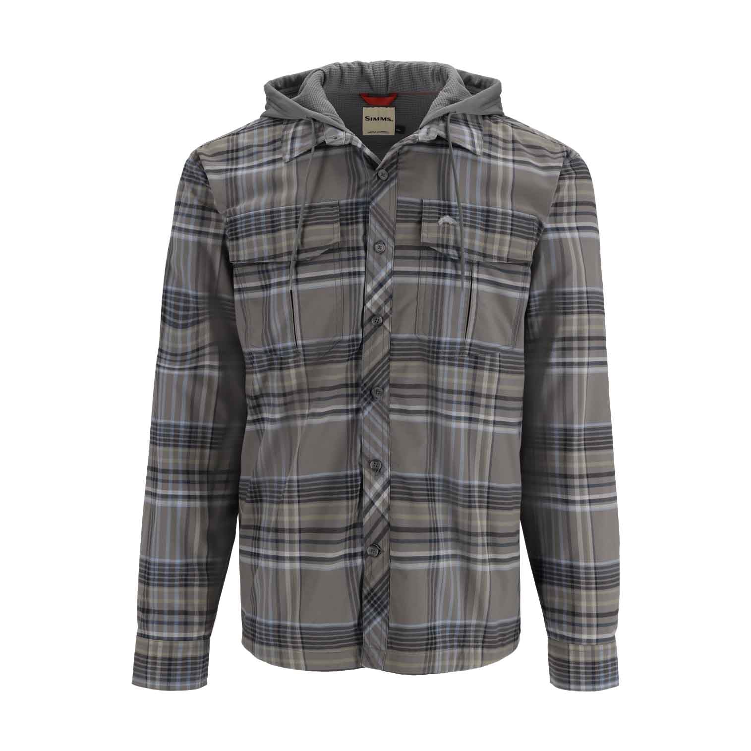 Simms Coldweather Hoody - Gunmetal Neo Plaid
