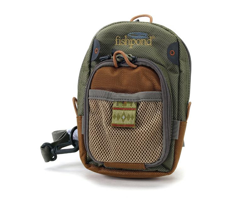 Fishpond San Juan Vertical Chest Pack - Sand / Saddle Brown