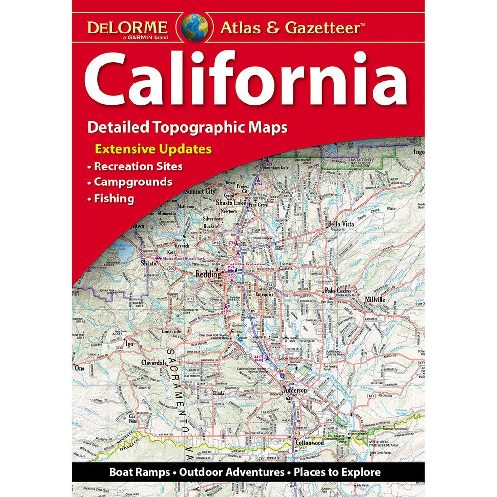 Delorme Gazetter and Atlas : California Map