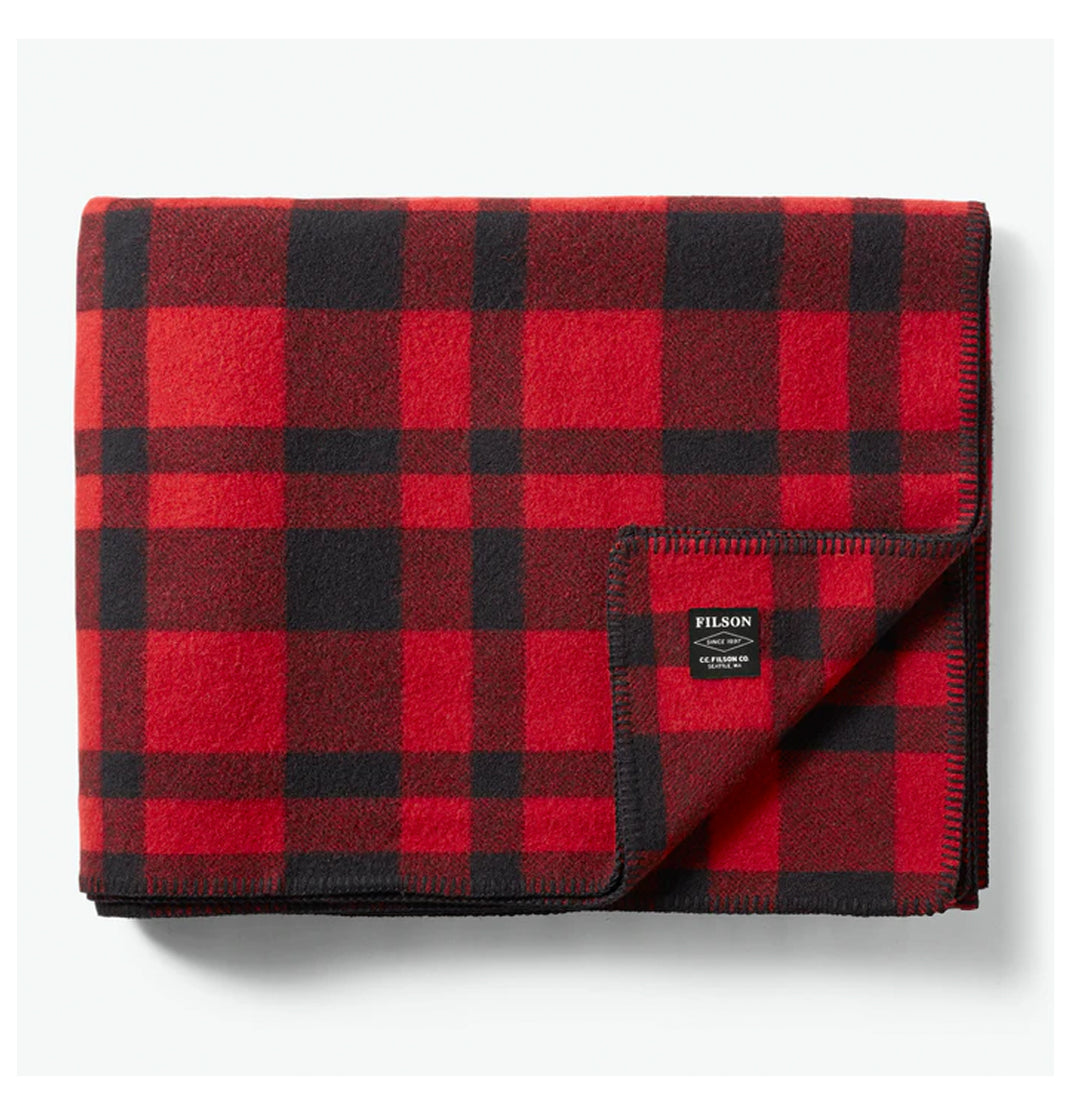 Filson Mackinaw Blanket - Red/Black – Lost Coast Outfitters