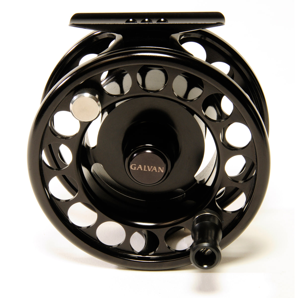G. Loomis Black/Green Fly Fishing Reel With Yellow Line, No Case 