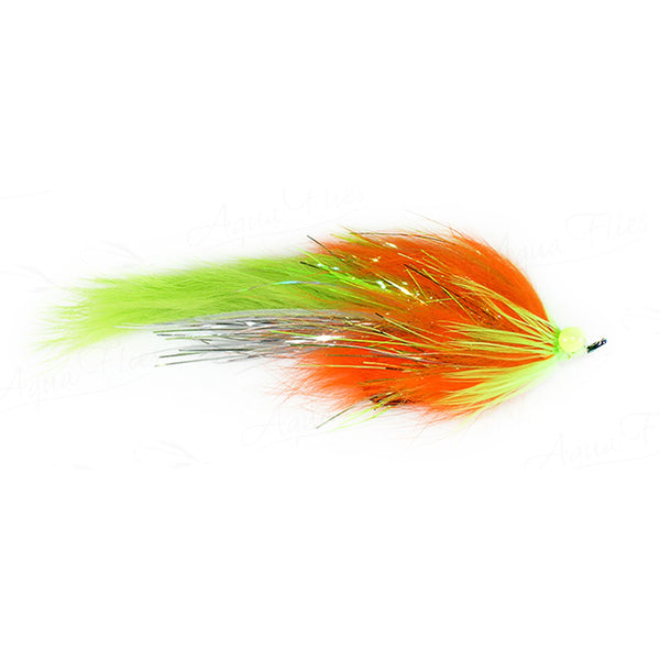 Hareball Leech - Chartreuse/Orange