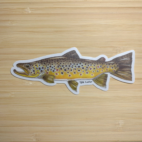 Jeff Courrier Fish Sticker