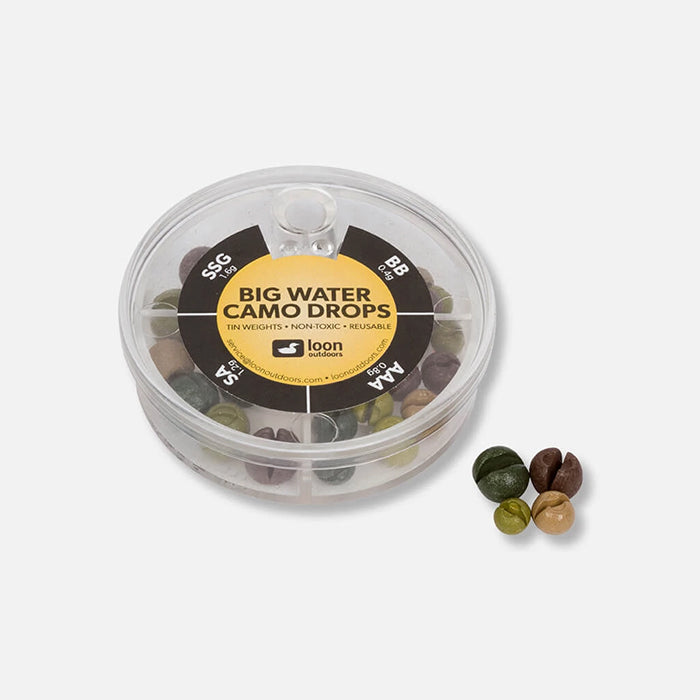 Loon Split Shot Assortment-Big Water Drops