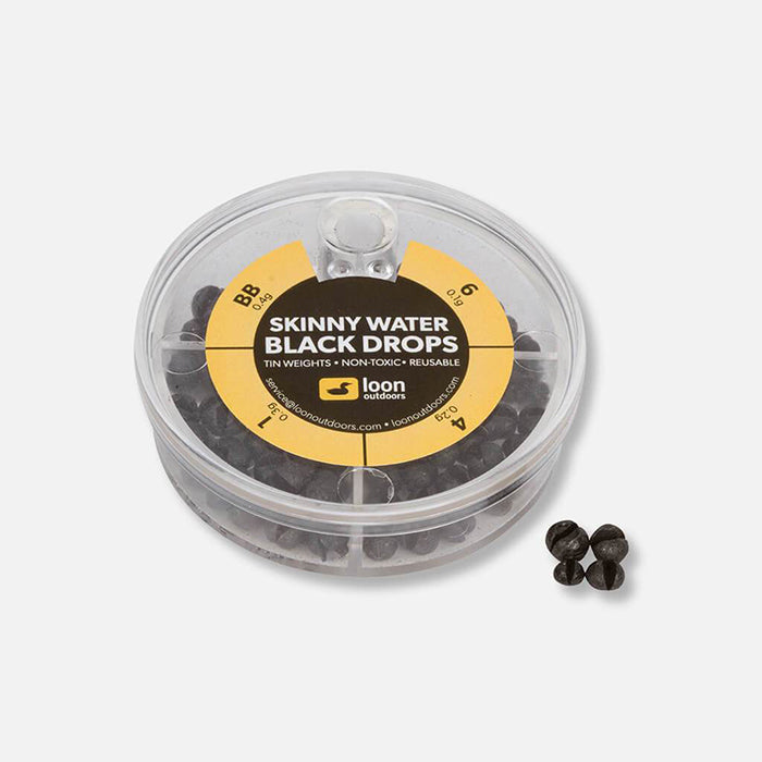 Loon Split Shot Assortment-Skinny Water Drops