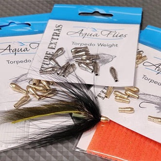 Aqua Flies Torpedo Wieght, 12 per pack